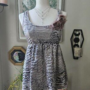 Daytrip Small Babydoll Tank Top y2K Fairy Grunge Vintage